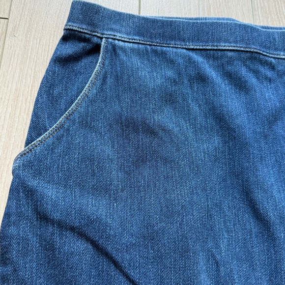 L.L. Bean Vintage Capris Jeans in Blue Size Large - Picture 5 of 10